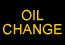 Oil change indicator symbol