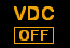 VDC off indicator