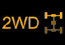 2WD fault indicator