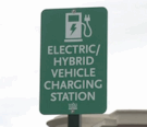 Hybrid Charging Station Sign