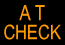 Auto transmission check indicator