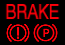 Brake fault warning