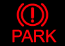 Electric park brake fault indicator