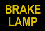 Brake lamp indicator