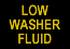 Low washer fluid indicator