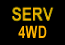 SERV 4WD indicator