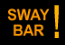 Sway bar fault
