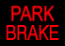 Park brake applied