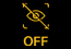 Driver monitoring off indicator