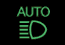 Auto high beam indicator