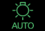 Auto lights indicator