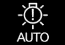 Auto lights mode indicator
