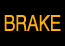 Brake trouble indicator