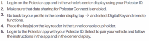Polestar connect instructions