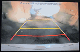 Wet backup camera