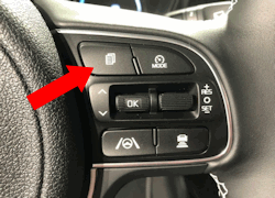 Kia menu controls
