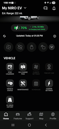 Kia Access app screenshot