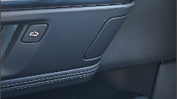 Rivian front door open