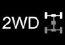 2WD indicator