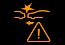 Collision protection system fault indicator