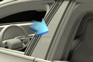 Lucid Air pillar