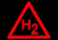 Hydrogen leak indicator