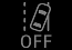 Lane departure system off indicator