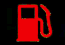 Very low fuel indicator